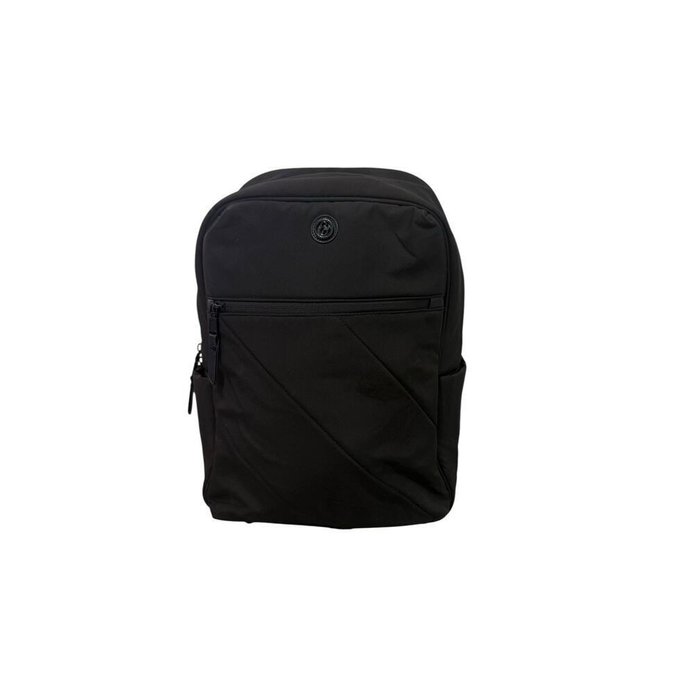 Joan & David Black Nylon Laptop Bag Backpack Travel Diaper Bag Hiking READ